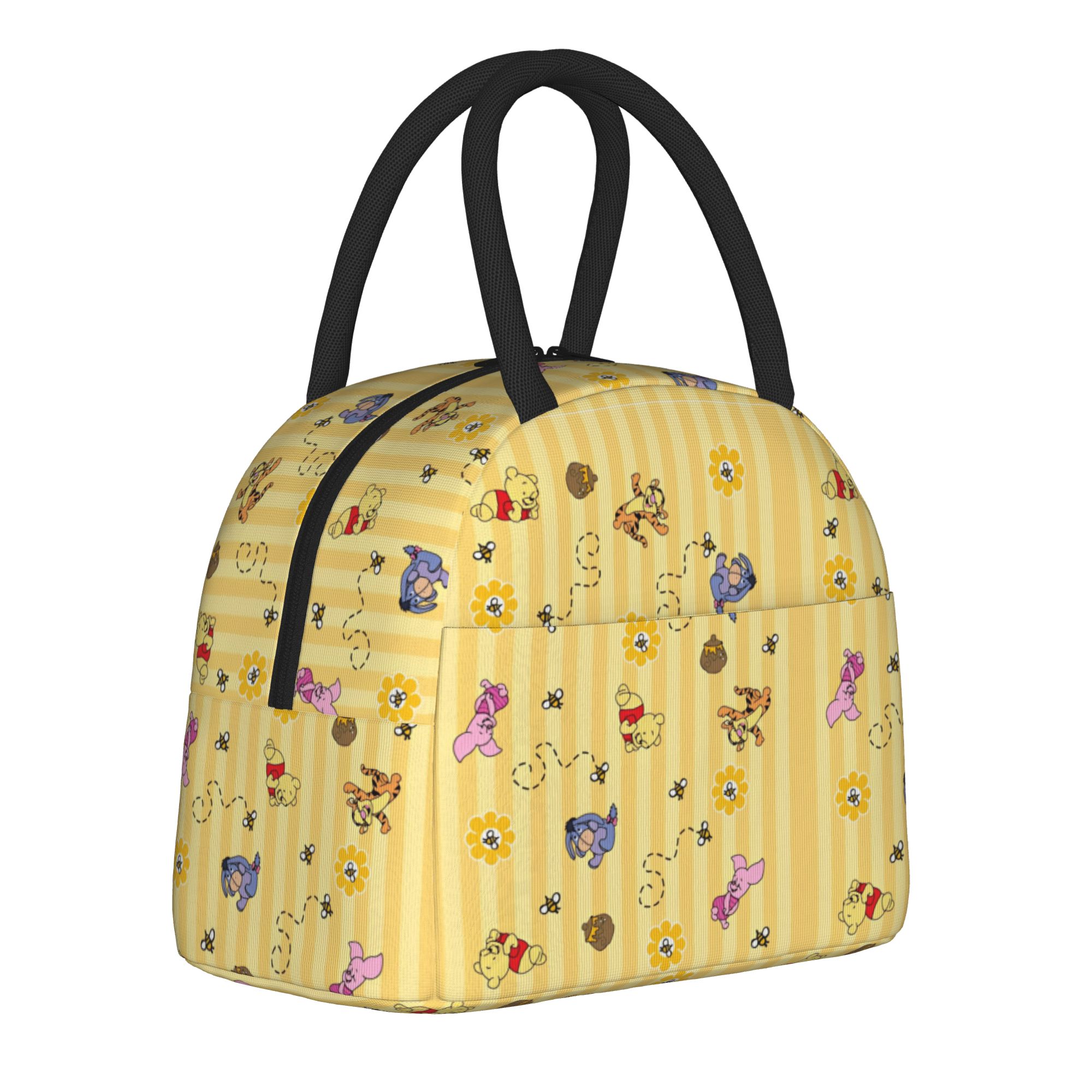 Tote Bag Sublimation - Cute Honey And Bee Insulated Lunch
