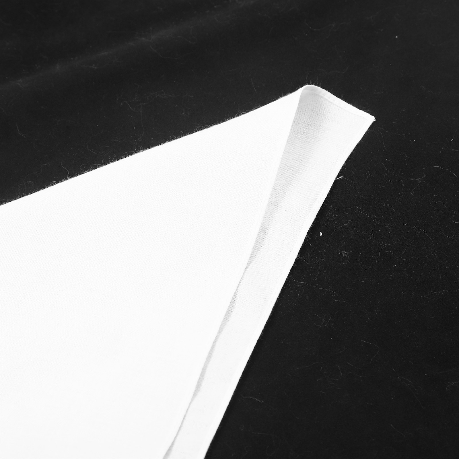 White Cotton Handkerchief Squa - đánh giá và giá Bandana Blank White