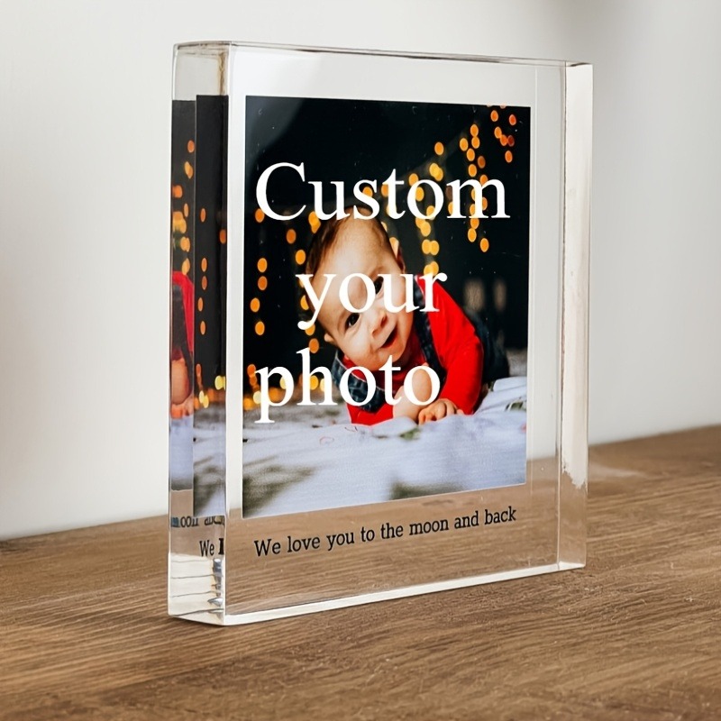 Custom Personal 2D Flat Acryli - đánh giá và giá Photo Acrylic Block