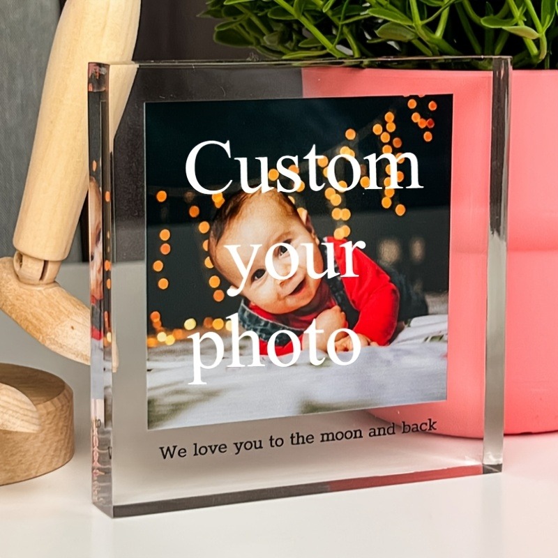 Custom Personal 2D Flat Acryli - đánh giá và giá Photo Acrylic Block