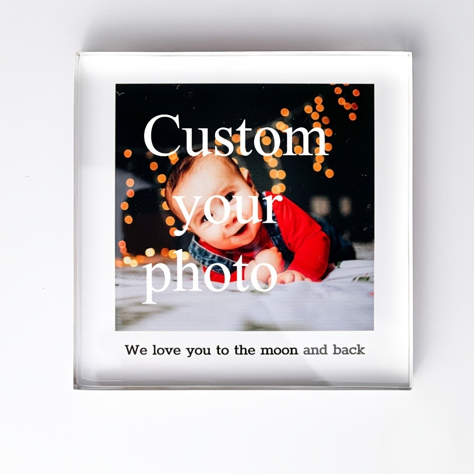 Custom Personal 2D Flat Acryli - đánh giá và giá Photo Acrylic Block