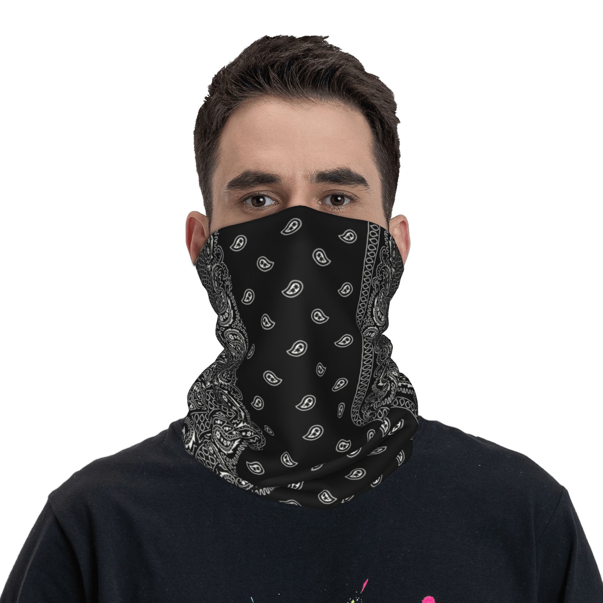Custom Black And White Paisley - đánh giá và giá Bandana Blank White