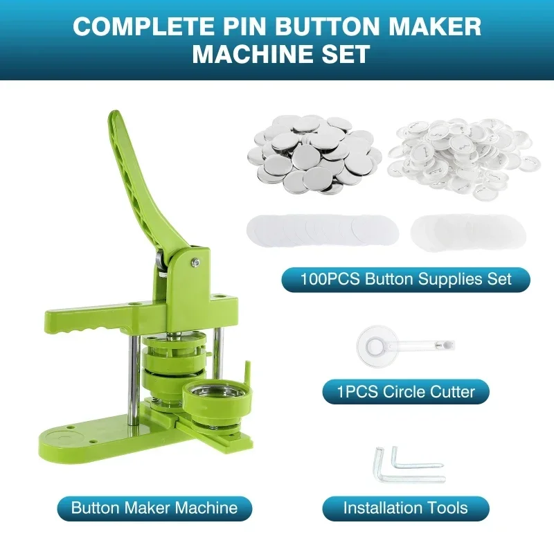 Badge Pin Button Maker Machine - đánh giá và giá Button Badge Blank