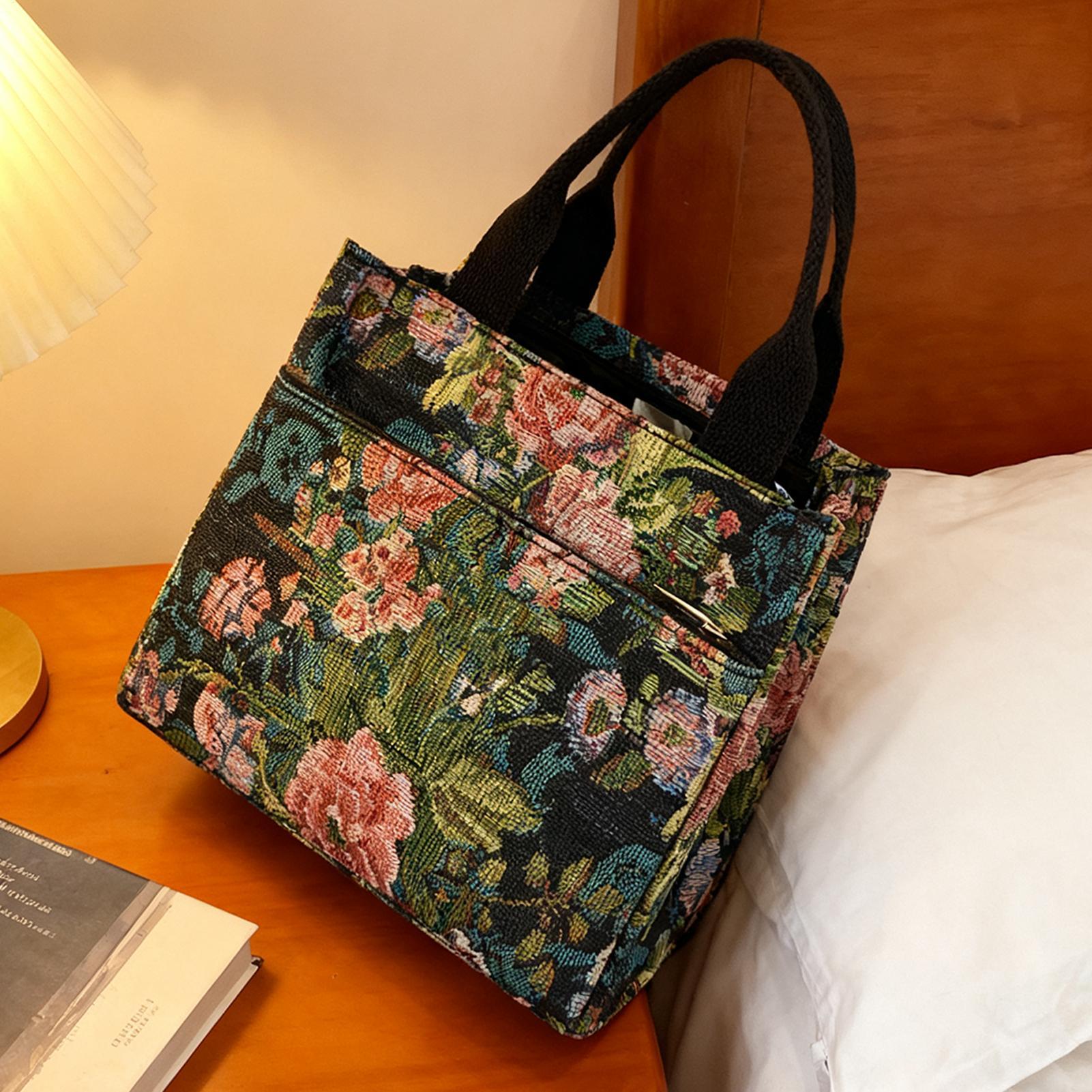 Insulated Lunch Bag Flower Wat - đánh giá và giá Tote Bag Sublimation