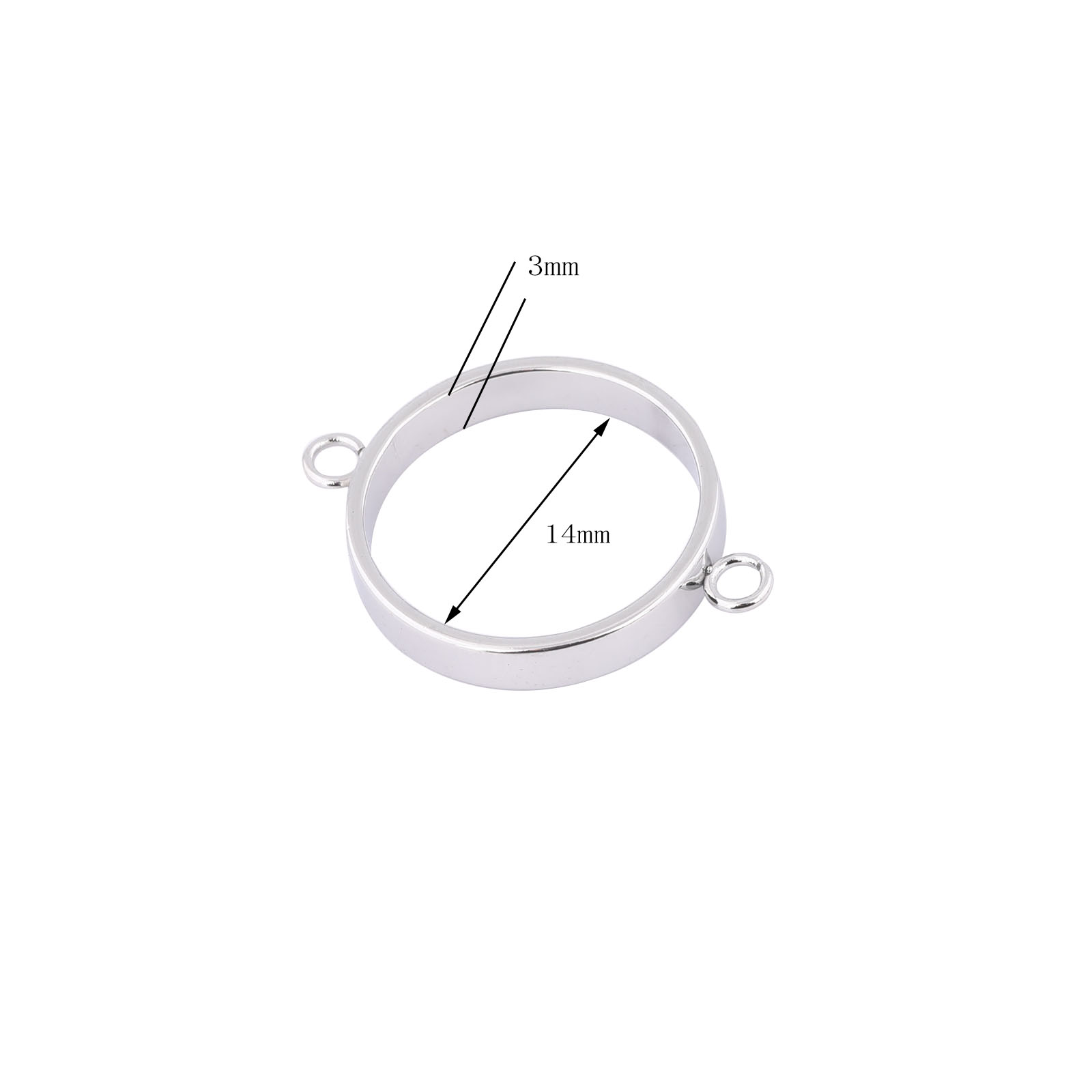 10pcs Stainless Steel 14mm Ope - đánh giá và giá Metal Photo Panel