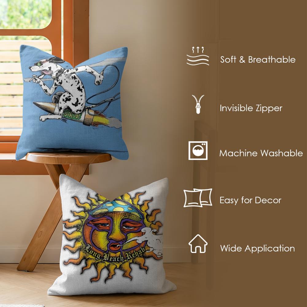 S-Sublime Band Reggae Cushion  - đánh giá và giá Pillow Cover Sublimation