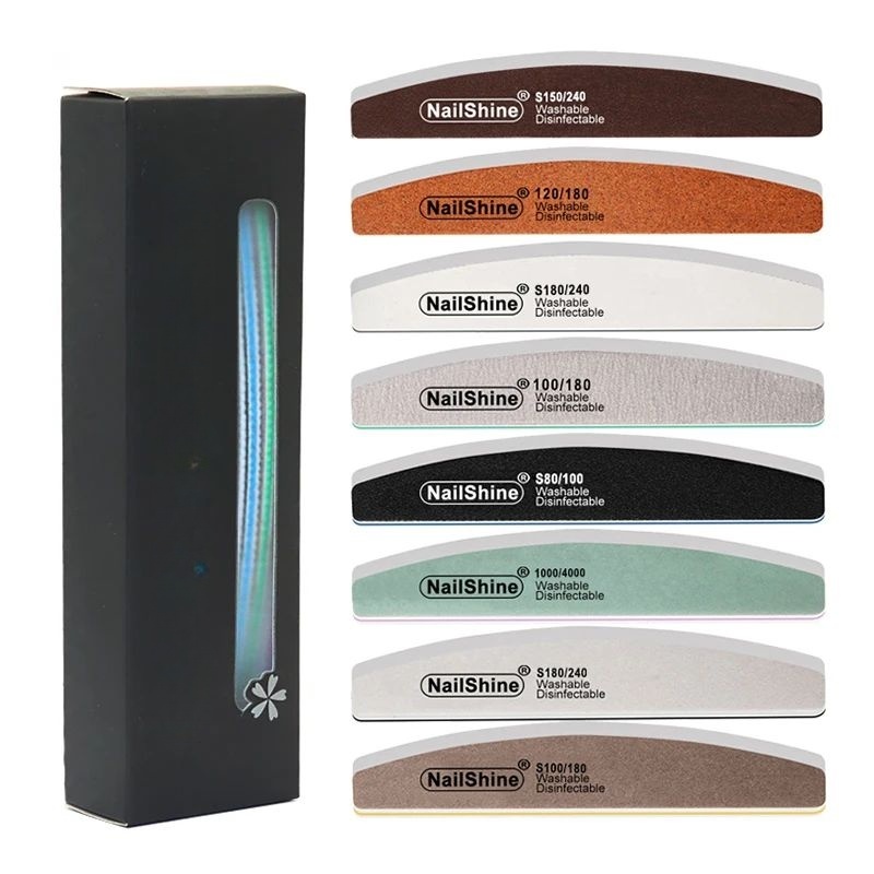 8Pcs/Box Nail File Buffer Kit  - đánh giá và giá Photo Acrylic Block