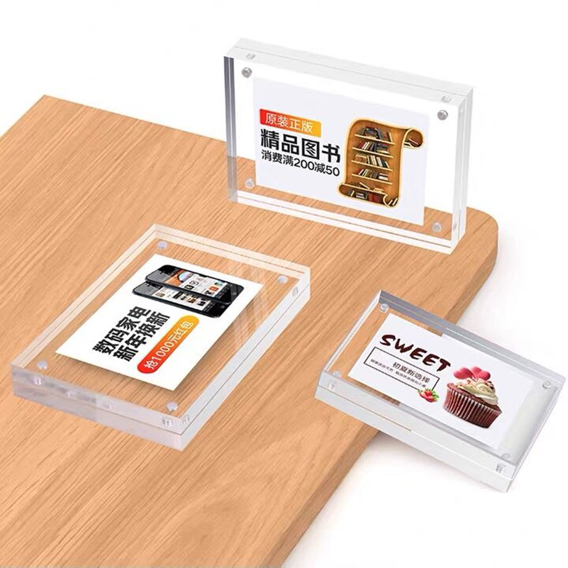 90x55mm Magnetic Acrylic Price - đánh giá và giá Photo Acrylic Block