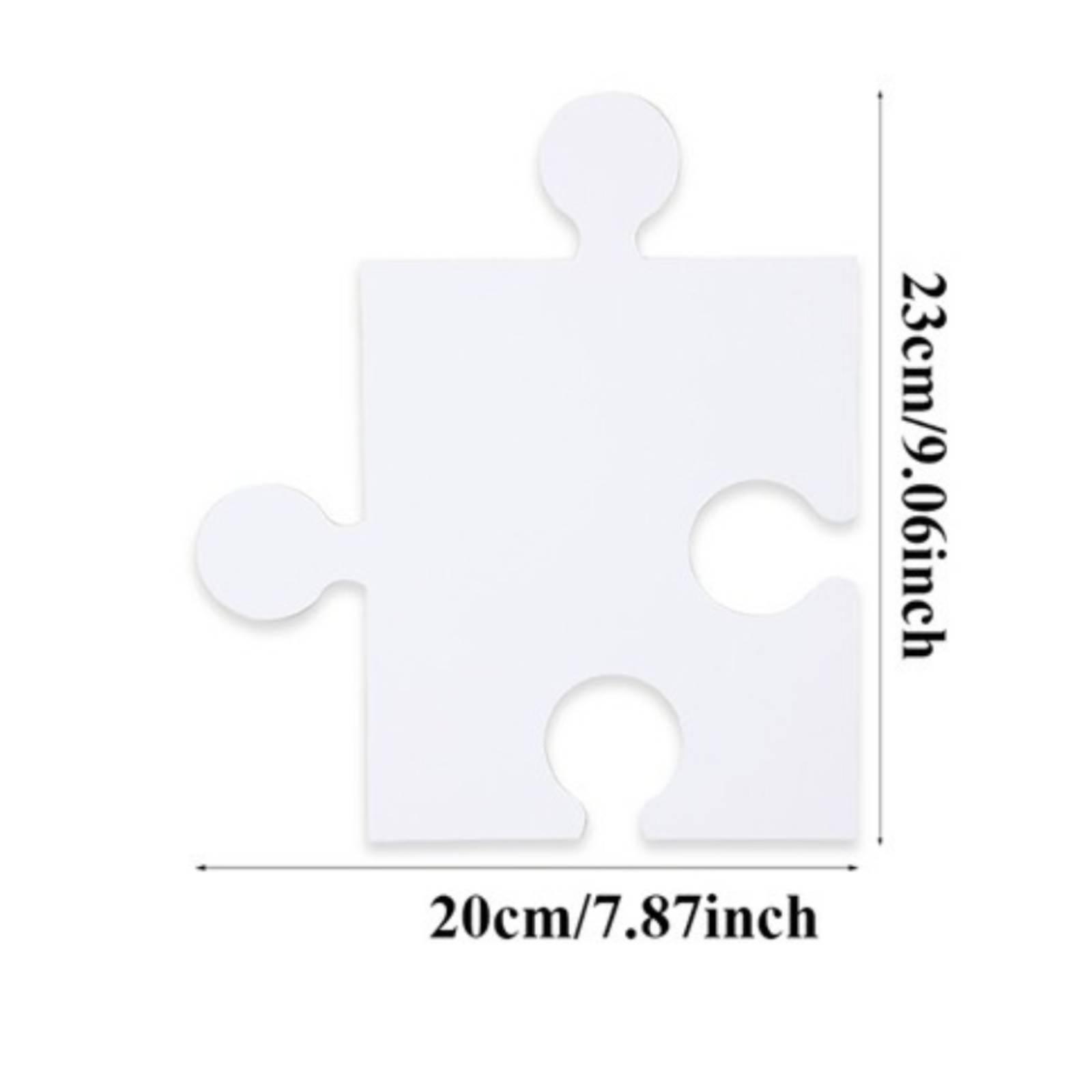 30 Pieces Blank Puzzle Pieces  - đánh giá và giá Puzzle Blank White