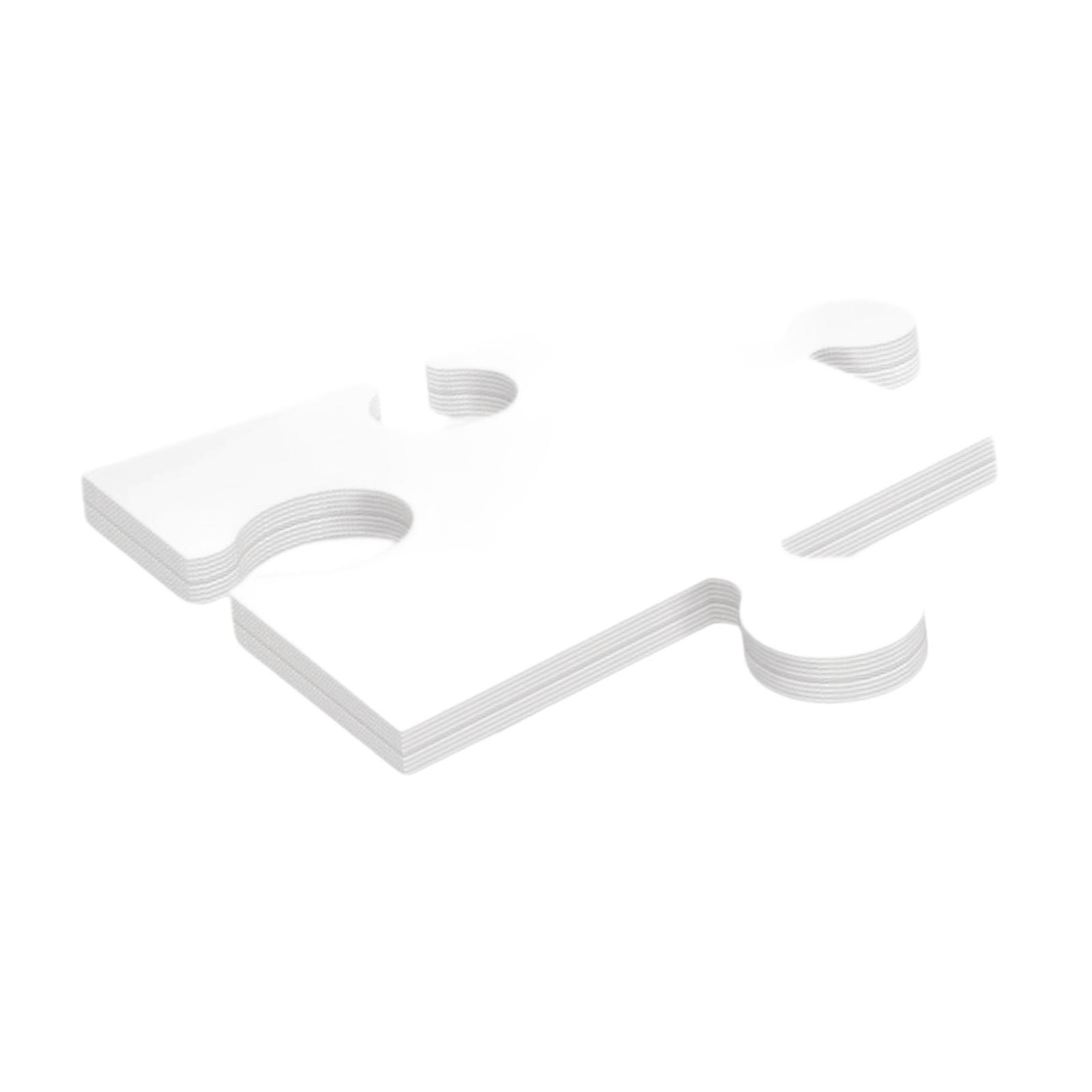 24x White Cardboard Blank Jigs - đánh giá và giá Puzzle Blank White