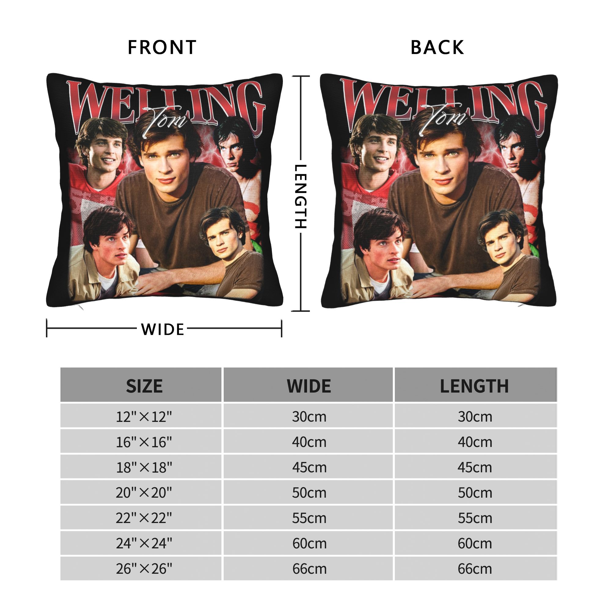 Vintage Welling Tom heated riv - đánh giá và giá Pillow Cover Sublimation