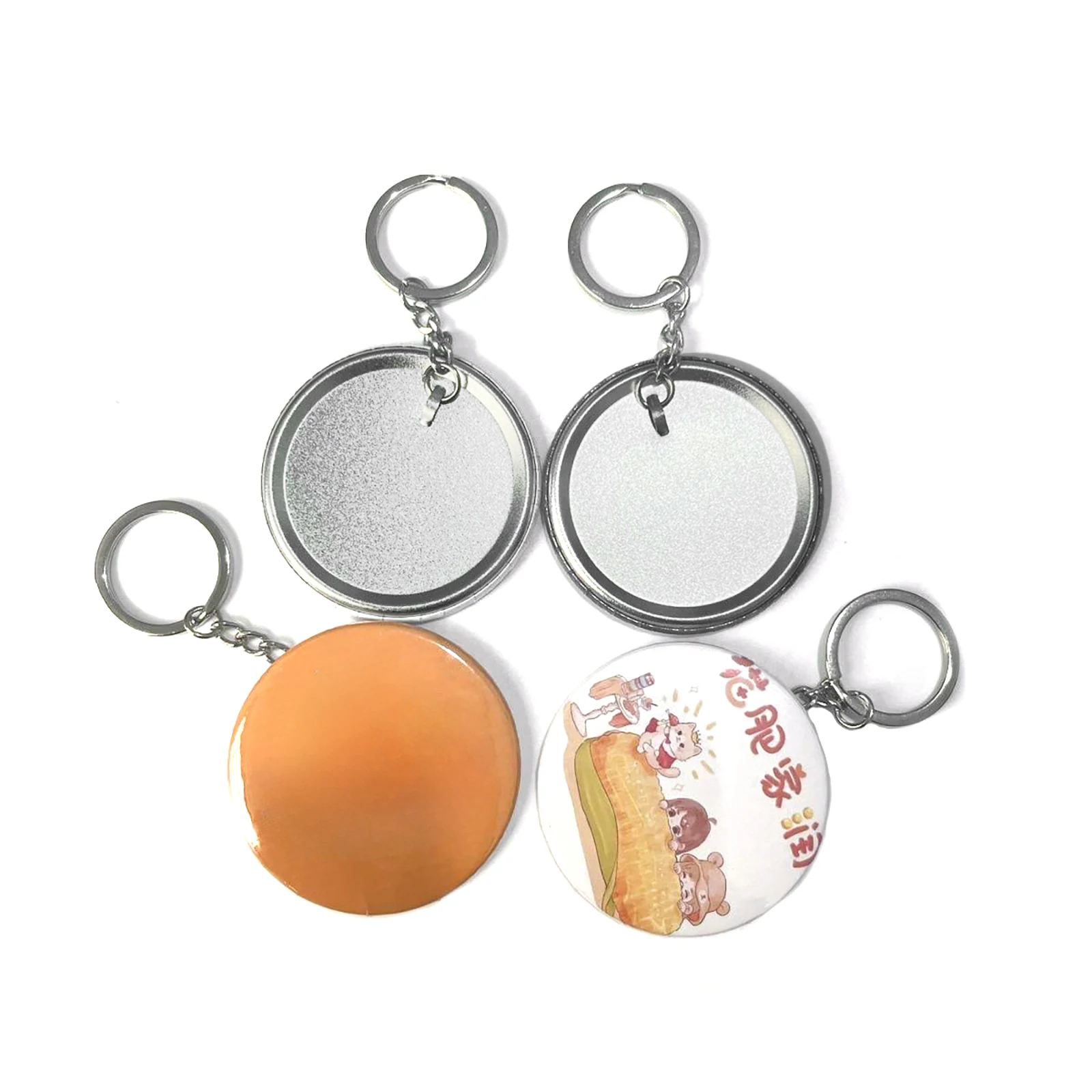 100PCS 44MM 58MM Plastic Metal - đánh giá và giá Button Badge Blank