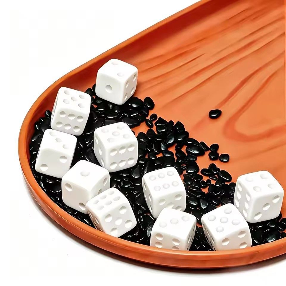 10 Pcs/set Blank White Dice Fu - đánh giá và giá Puzzle Blank White