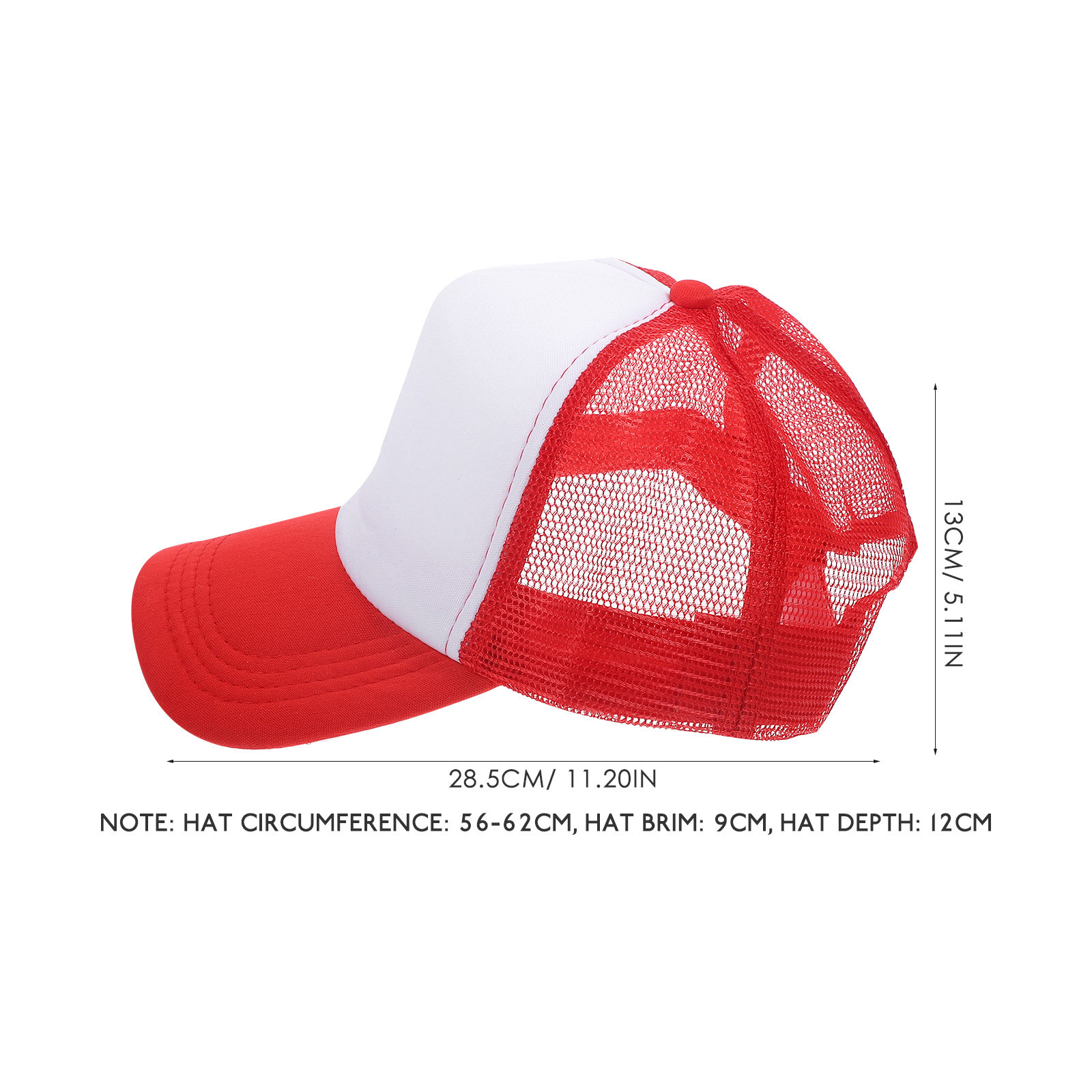 10Pcs DIY Blank Mesh Baseball  - đánh giá và giá Hat Sublimation Blank