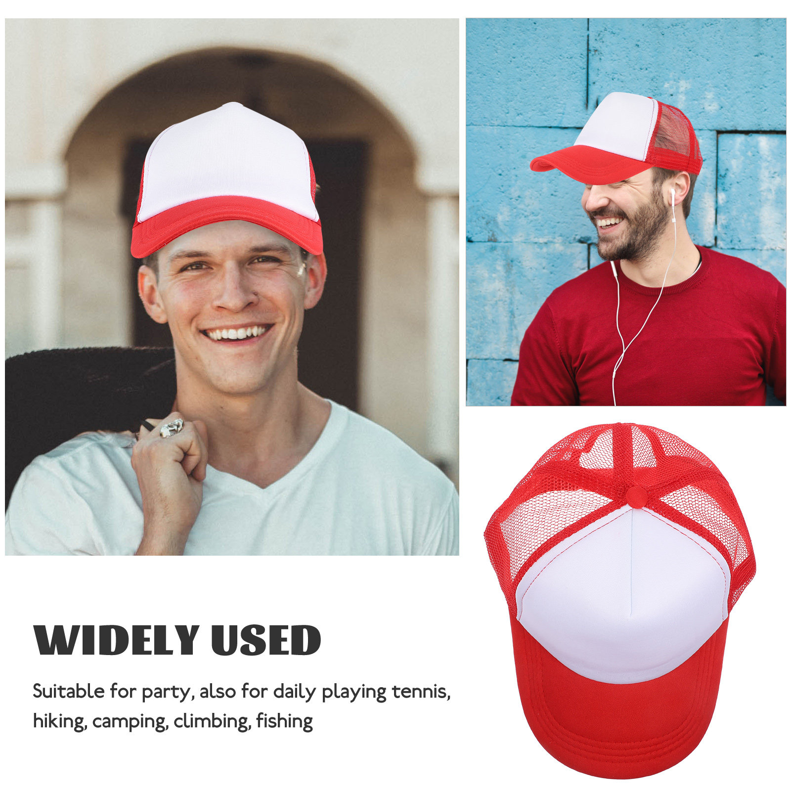 10Pcs DIY Blank Mesh Baseball  - đánh giá và giá Hat Sublimation Blank