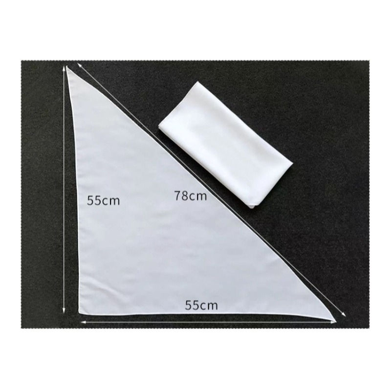 White Dog Bandana Scarf Triang - đánh giá và giá Bandana Blank White