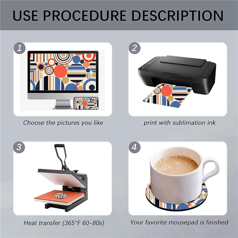 ABVT-160PC Sublimation Blank C - đánh giá và giá Coaster Sublimation Blank