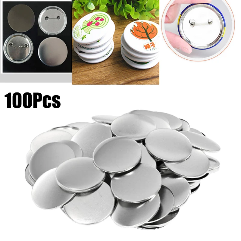 100pcs Blank Badge Pin Button  - đánh giá và giá Button Badge Blank