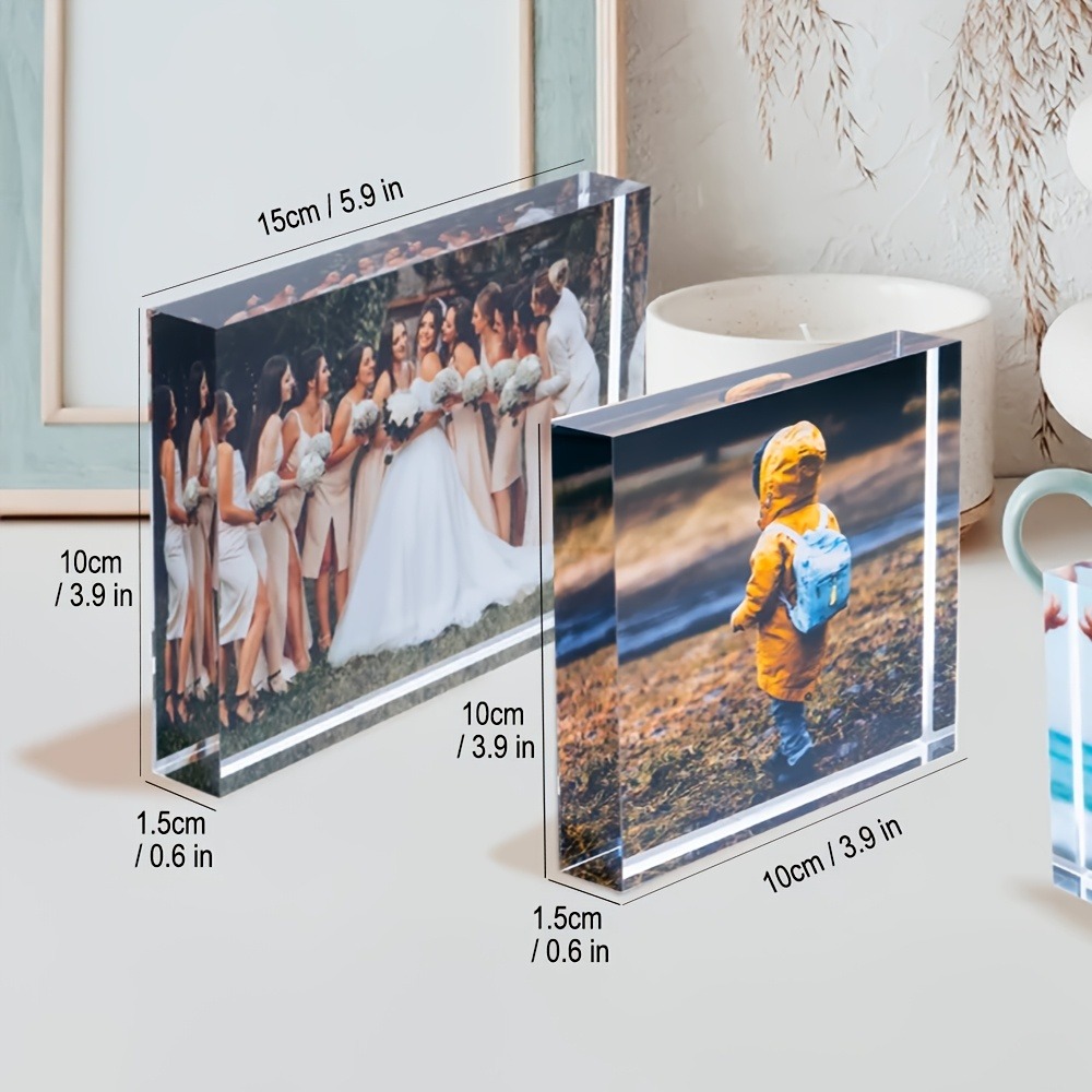 Personalized 3D Acrylic Photo  - đánh giá và giá Photo Acrylic Block