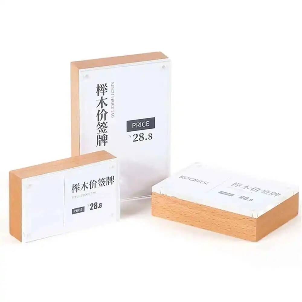 Desk Price Card Display Magnet - đánh giá và giá Photo Acrylic Block
