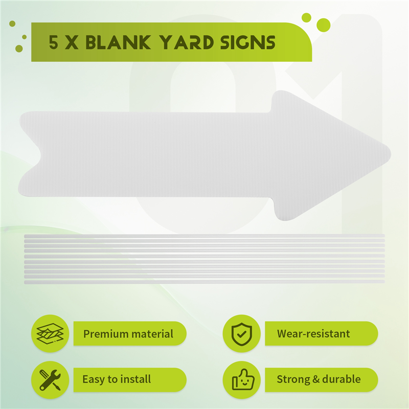 AFOURT-Outdoor Lawn Signs Blan - đánh giá và giá Yard Sign Blank