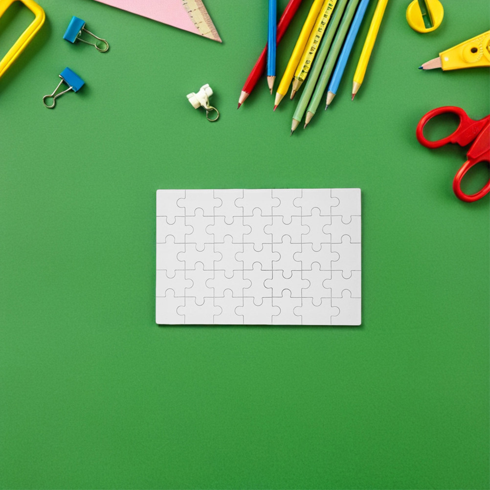 12Pcs Blank Sublimation Puzzle - đánh giá và giá Puzzle Blank White