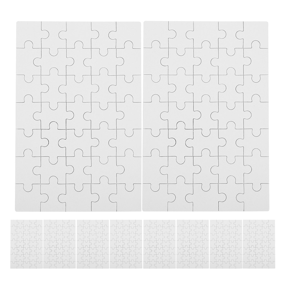 12Pcs Blank Sublimation Puzzle - đánh giá và giá Puzzle Blank White