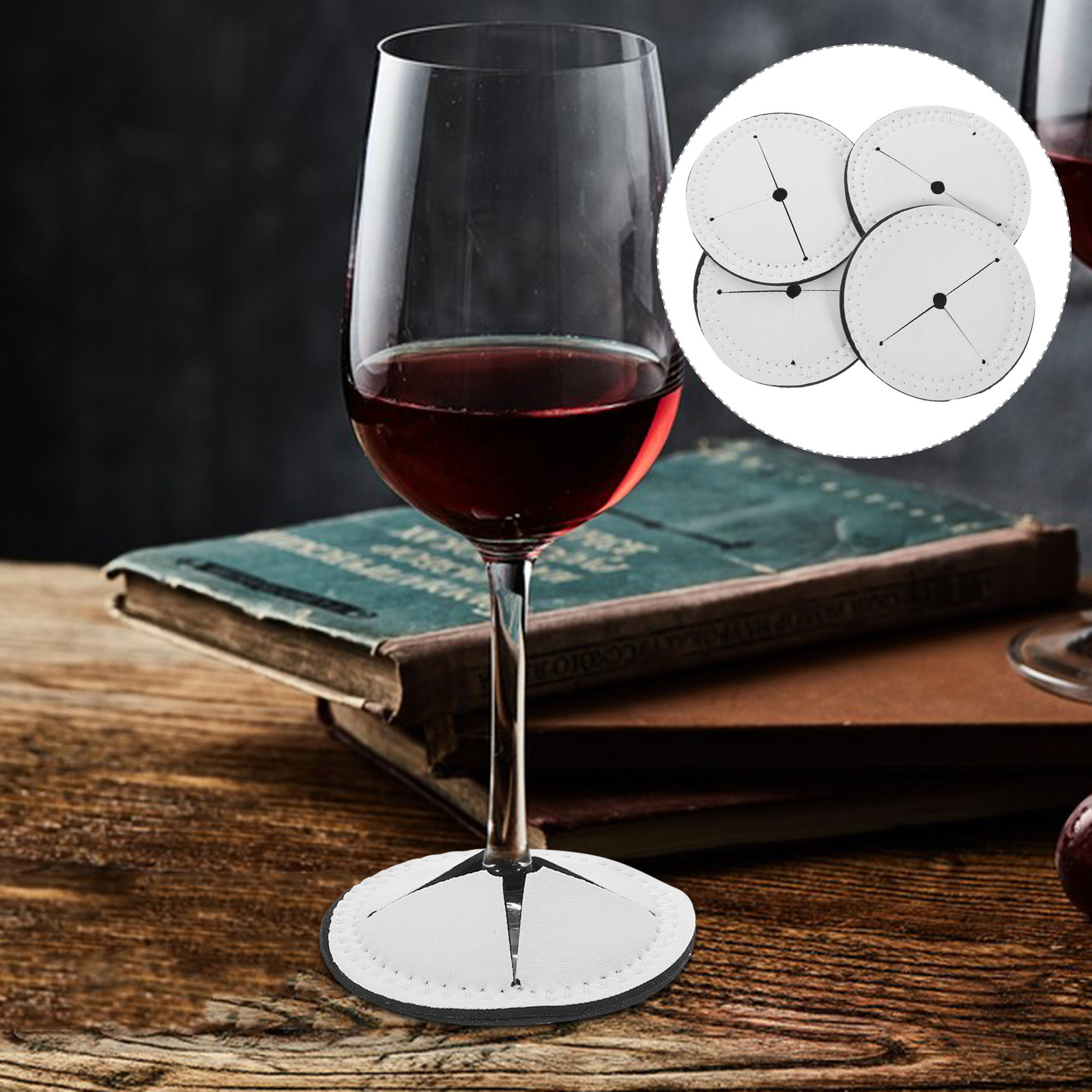 4Pcs Sublimation Cup Coasters  - đánh giá và giá Coaster Sublimation Blank