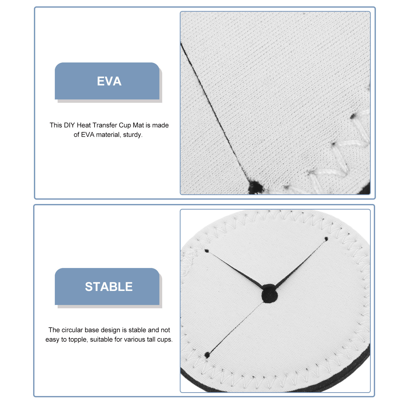 4Pcs Sublimation Cup Coasters  - đánh giá và giá Coaster Sublimation Blank