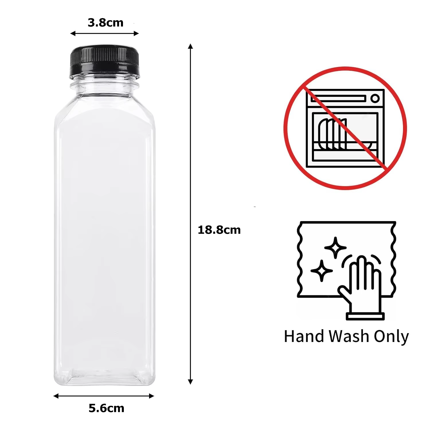 500ML Juice Bottles with Caps  - đánh giá và giá Water Bottle Blank