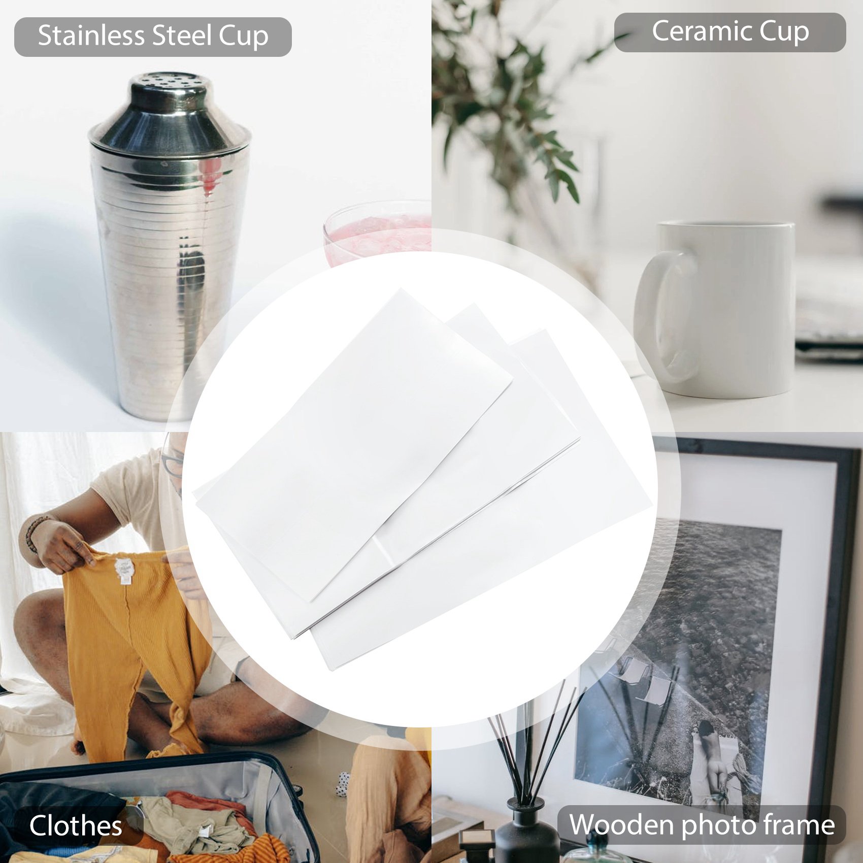 -FTGT 30Pcs Sublimation Shrink - đánh giá và giá Sublimation Mug White
