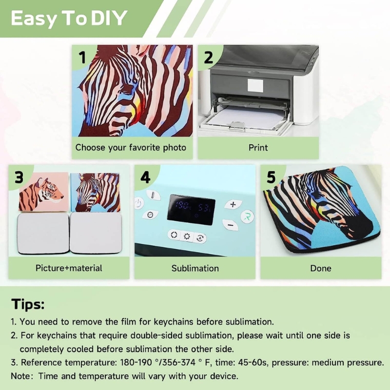 Heart Keychain Set Blank MDF S - đánh giá và giá Mouse Pad Blank Sublimation