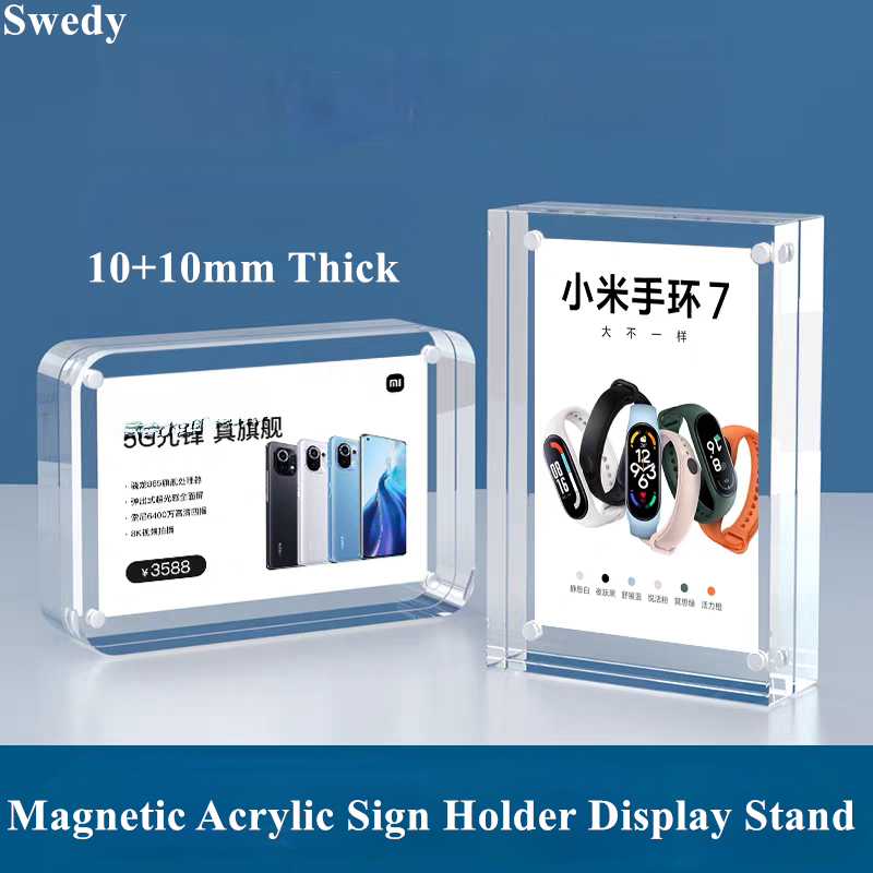 5 PCS 90x55mm Magnetic Acrylic - đánh giá và giá Photo Acrylic Block
