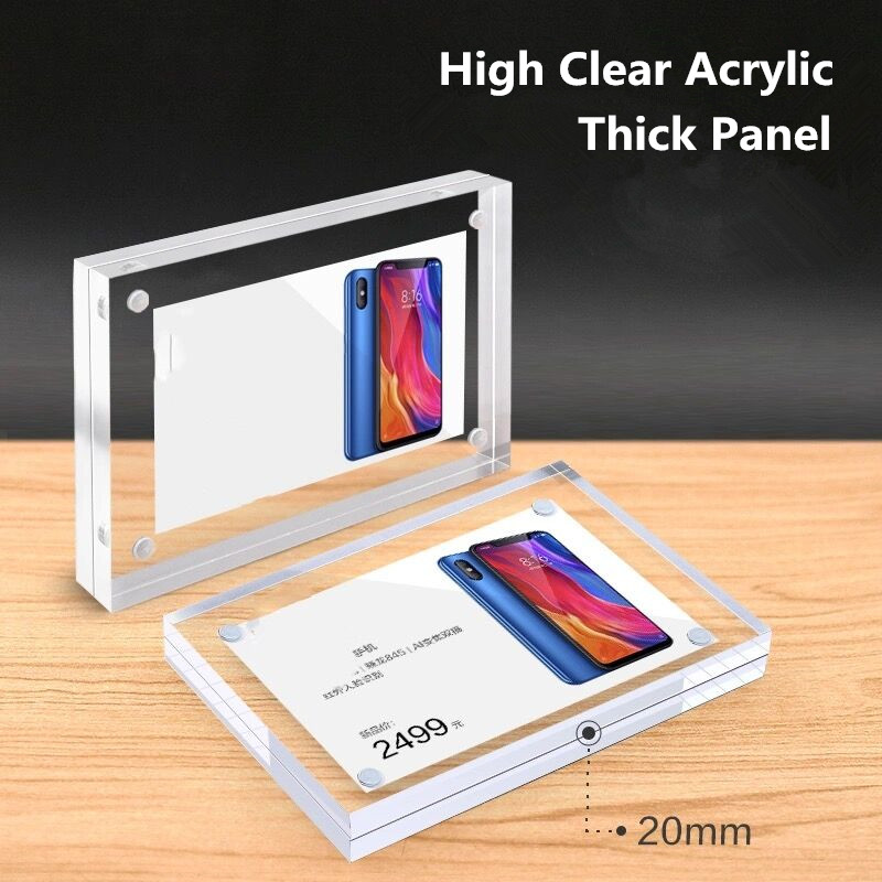 5 PCS 90x55mm Magnetic Acrylic - đánh giá và giá Photo Acrylic Block