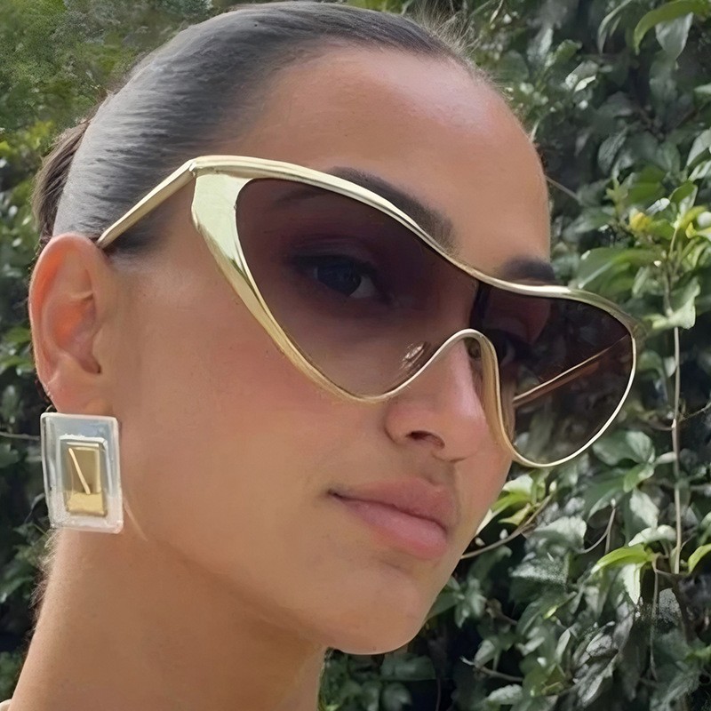 Rimless Y2K Style Sunglasses R - đánh giá và giá Metal Photo Panel