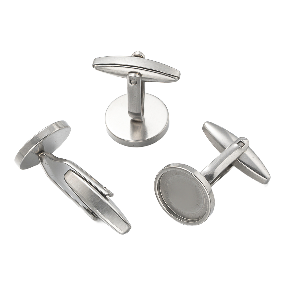 5Pcs Stainless Steel Cufflinks - đánh giá và giá Metal Photo Panel