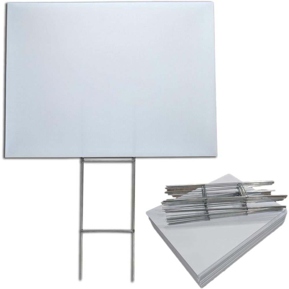 Fifty Pack Blank Yard Signs, I - đánh giá và giá Yard Sign Blank