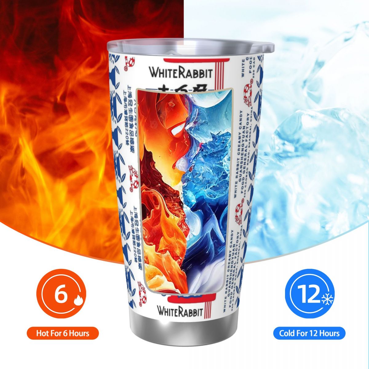 White Rabbit Candy Stainless S - đánh giá và giá Tumbler 20Oz White