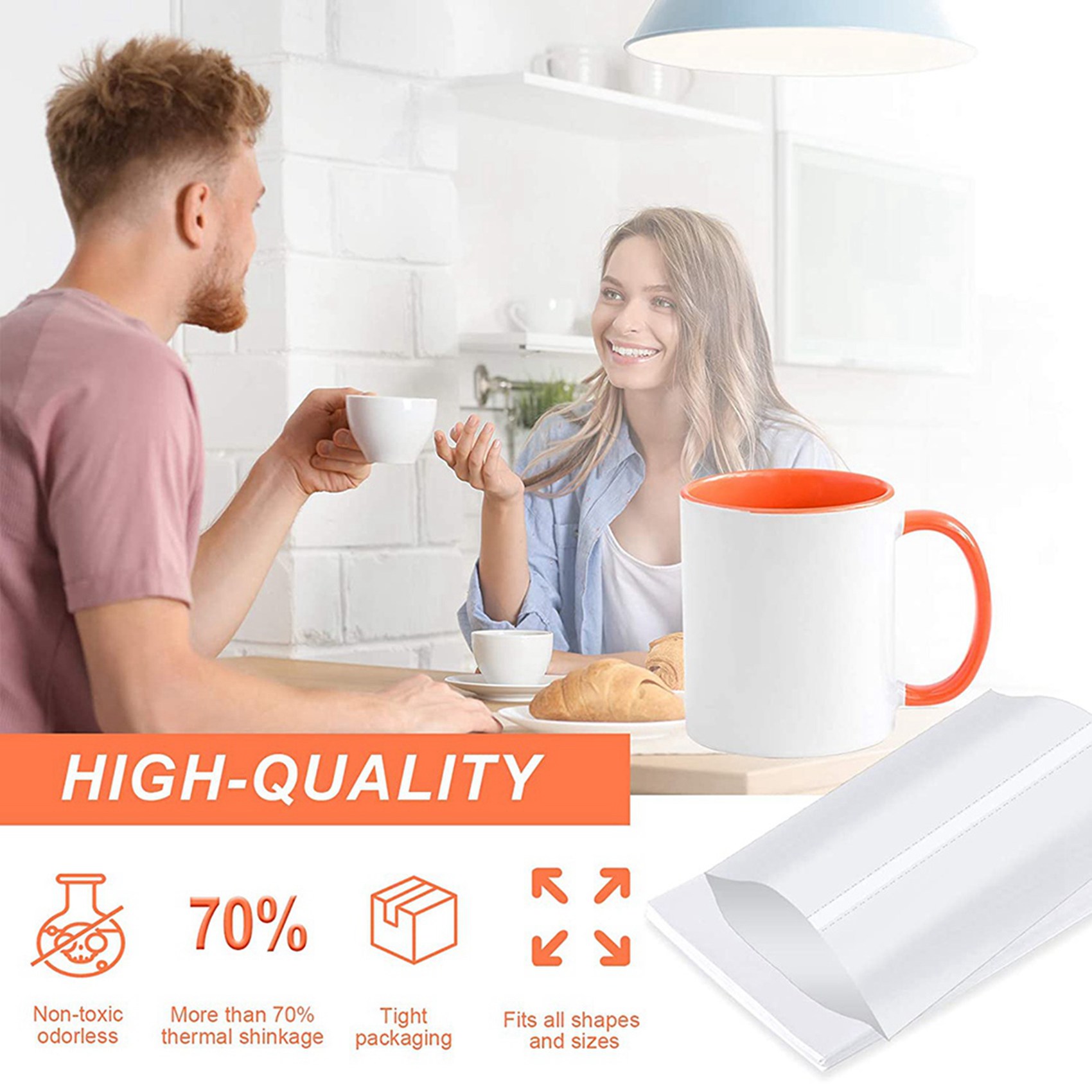 Premium-8X12 Inch Sublimation  - đánh giá và giá Sublimation Mug White