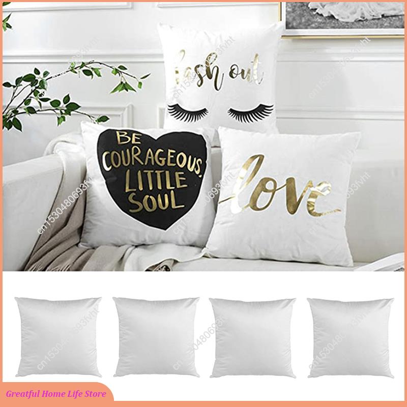 AT59 40X40 White Plain Sublima - đánh giá và giá Pillow Cover Sublimation