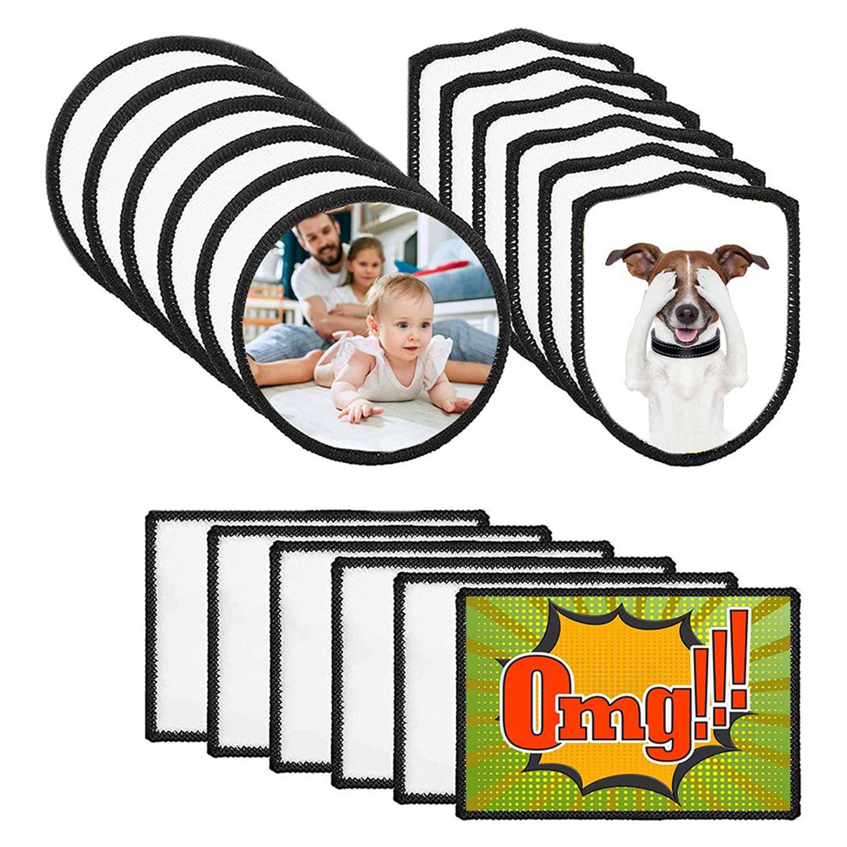 48Pcs Sublimation Patch Blanks - đánh giá và giá Hat Sublimation Blank