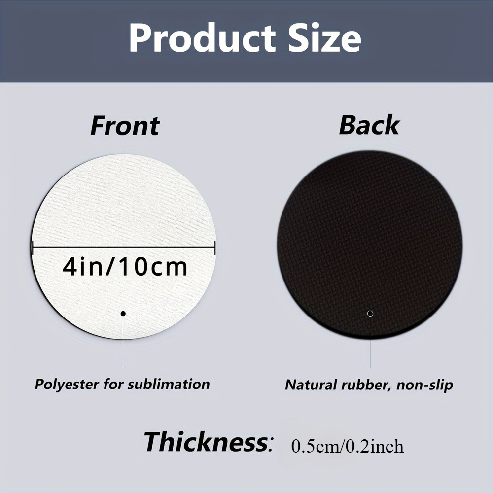 20/60pcs Coasters, Blank Heat- - đánh giá và giá Coaster Sublimation Blank
