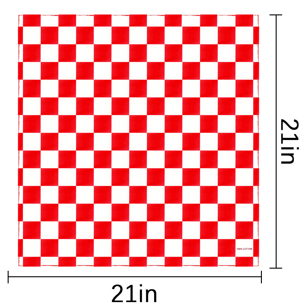 Bandana Checkered Flag Auto Ra - đánh giá và giá Bandana Blank White