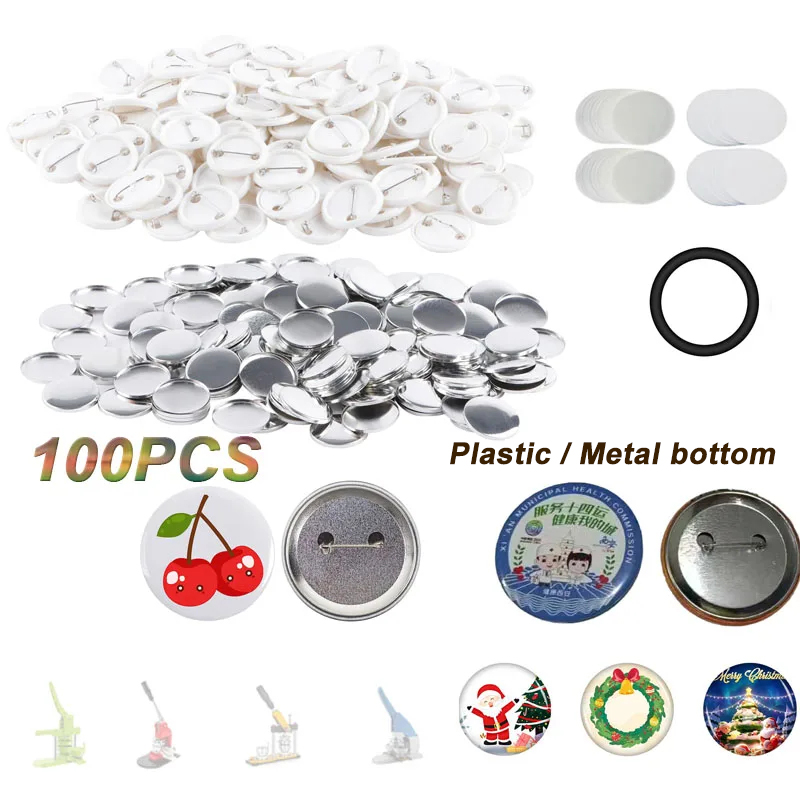 100PCS Blank Button Making Sup - đánh giá và giá Button Badge Blank