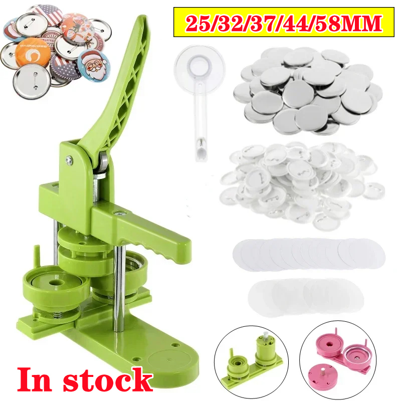 25/32/37/44MM Button Maker Mac - đánh giá và giá Button Badge Blank
