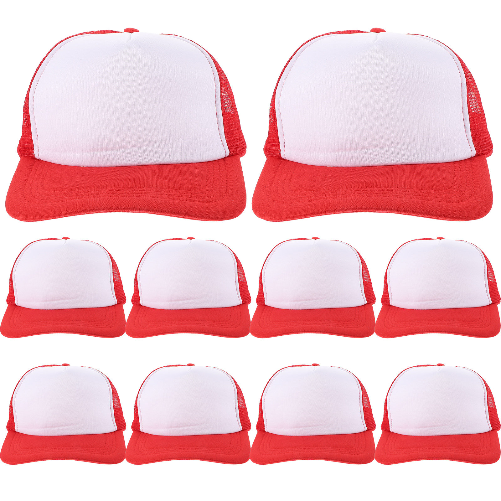 10Pcs Blank Baseball Hats Mesh - đánh giá và giá Hat Sublimation Blank