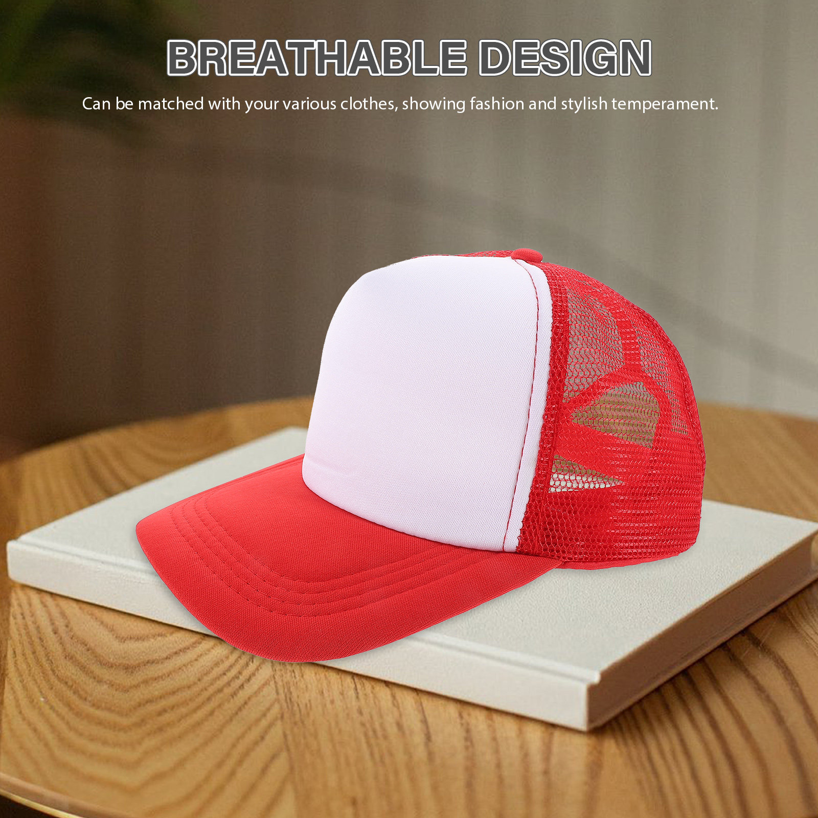 10Pcs Blank Baseball Hats Mesh - đánh giá và giá Hat Sublimation Blank