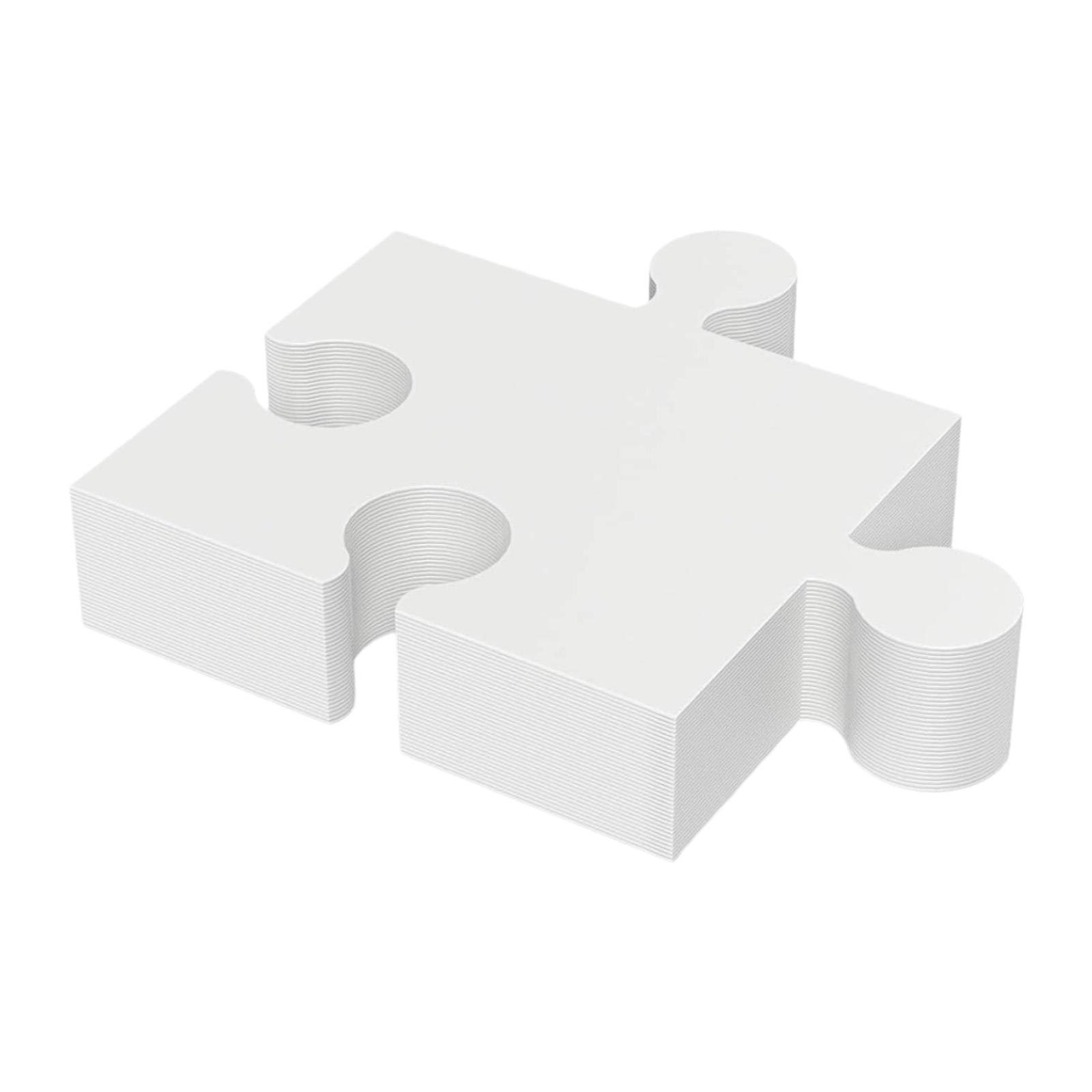 White Cardboard Puzzle Set Bla - đánh giá và giá Puzzle Blank White