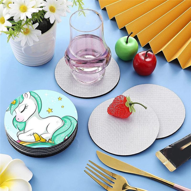 AB46-Sublimation Blank Coaster - đánh giá và giá Coaster Sublimation Blank