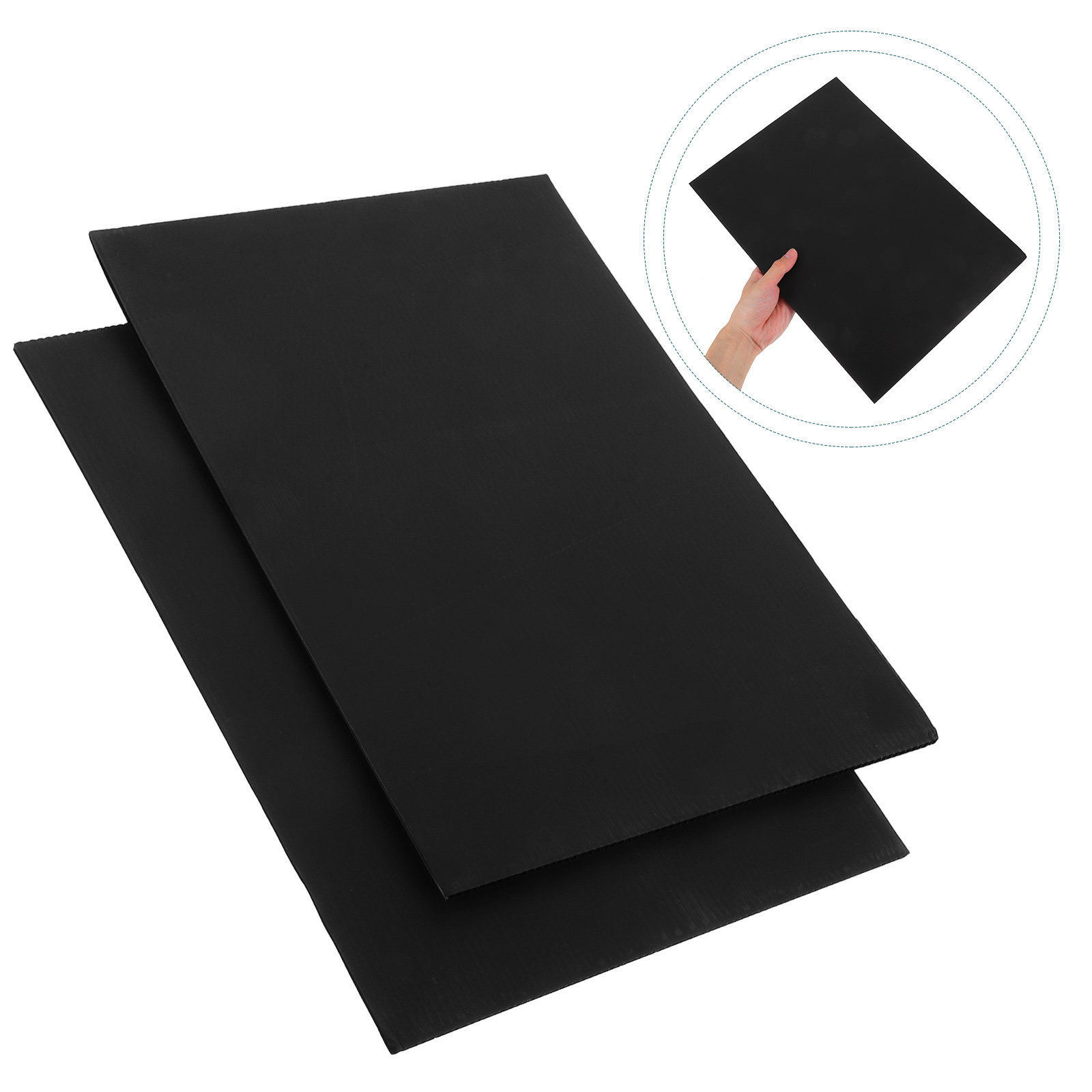 2Pcs Black Blank Garden Sign B - đánh giá và giá Yard Sign Blank